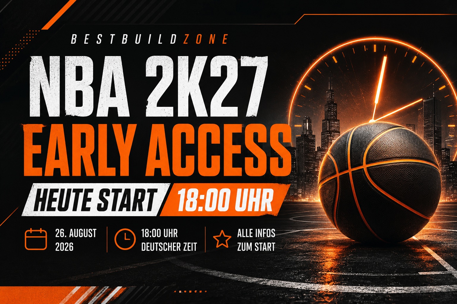NBA 2K27 Early Access heute: Start um 18 Uhr – alle Infos