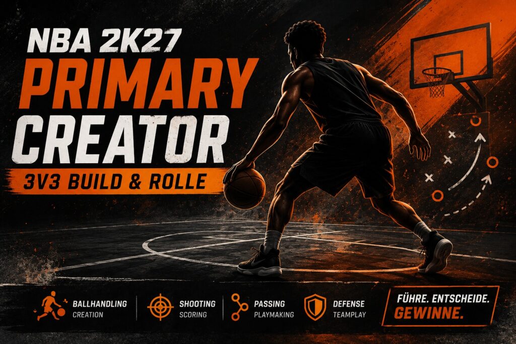 NBA 2K27 Primary Creator im 3v3: Build, Rolle & Teamplay